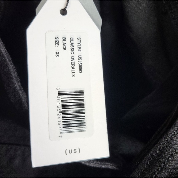 Universal Standard Women's Casey Classic
Denim Overalls in Black Size XS (10-12) - Picture 4 of 7